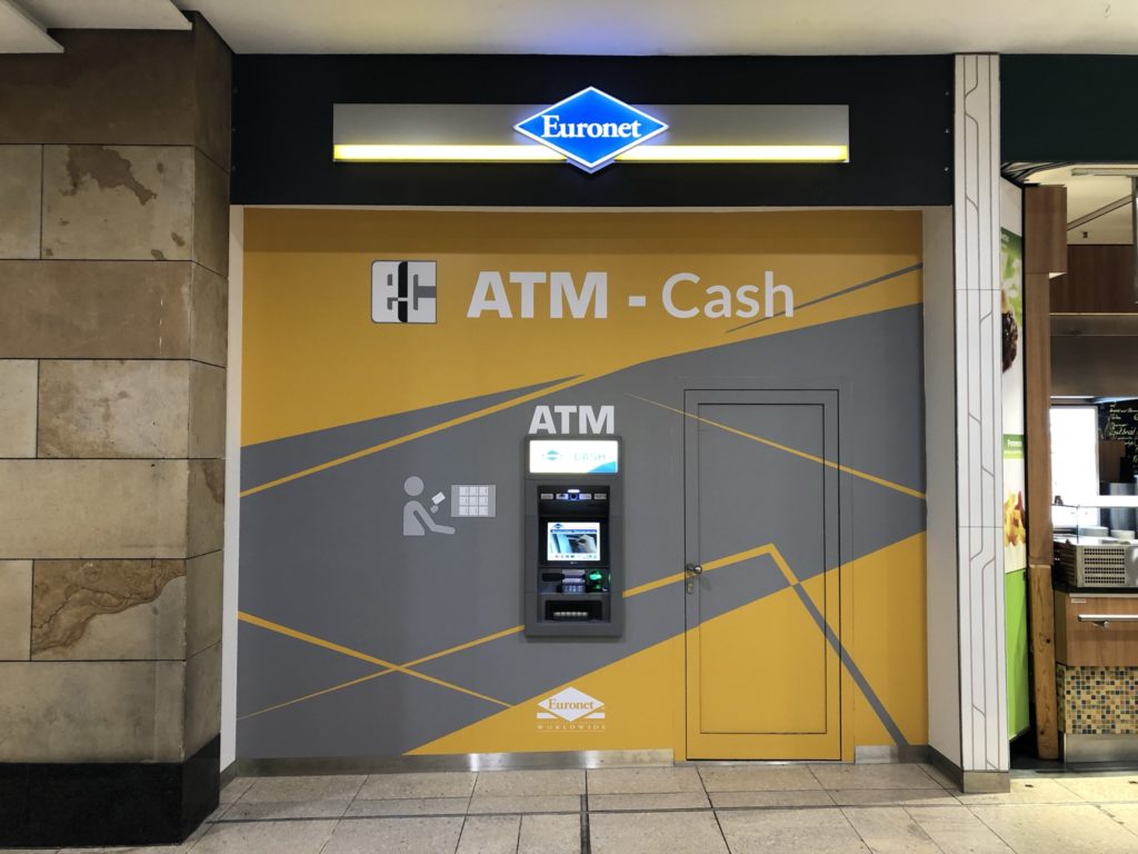 Abbildung - Geldautomat im Hauptbahnhof Leipzig